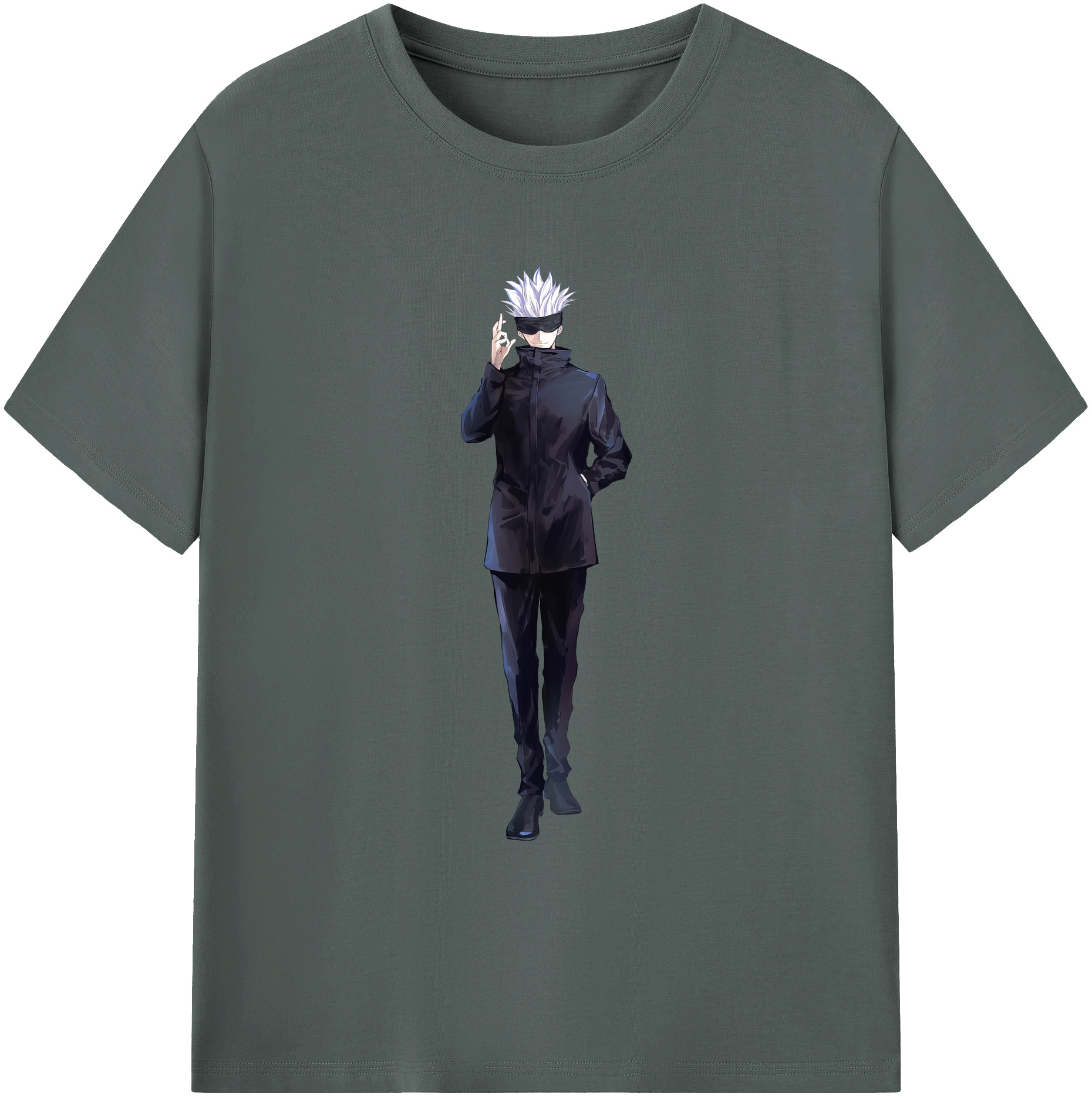 （画像用） 呪術廻戦 Jujutsu Kaisen 綿100％ メンズ半袖Tシャツ｜肌触りやわらか＆通気性